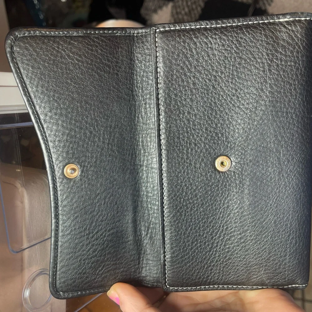 Christian Dior Black Bifold Long Wallet